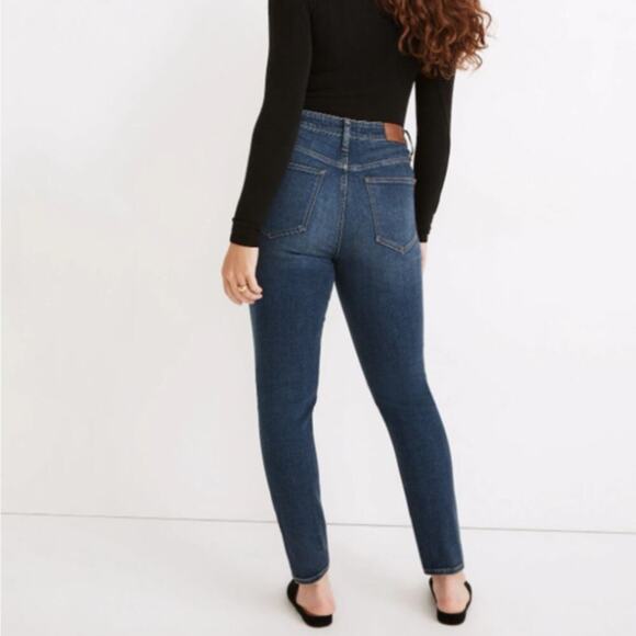 Madewell Women's Curvy High-Rise Skinny Jeans High Waisted Denim Size 29 Blue - Picture 2 of 12